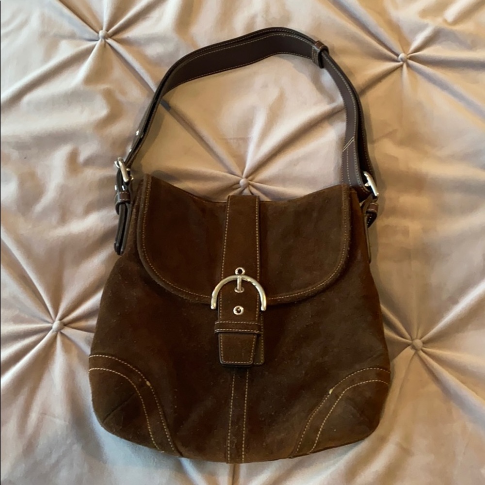 COACH LEATHER shoulder bag